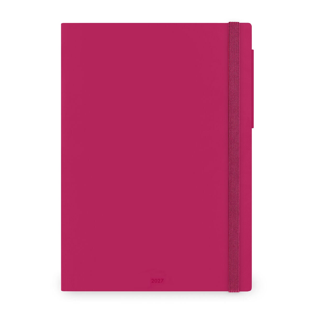 Legami - Agenda semanal maxi de 12 meses 2027 - Raspberry Jam