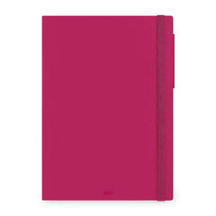 Legami - Agenda semanal maxi de 12 meses 2027 - Raspberry Jam
