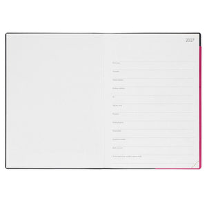 Legami - Agenda semanal maxi de 12 meses 2027 - Raspberry Jam