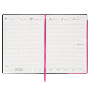 Legami - Agenda semanal maxi de 12 meses 2027 - Raspberry Jam