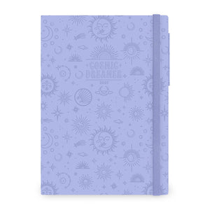 Legami - Agenda semanal maxi de 12 meses 2027 - Cosmic Lilac