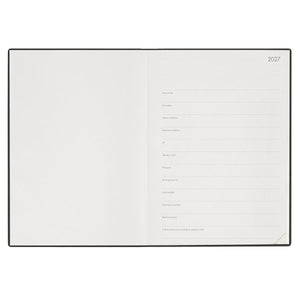 Legami - Agenda Diaria Maxi de 13 Meses 2027 - Black Suit