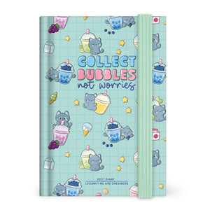 Legami - Agenda Diaria de 12 Meses - Pequeña 2027 - Kitty Bubble Tea