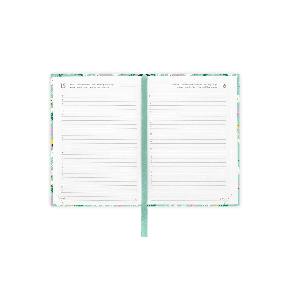 Legami - Calendario fotográfico diario de 12 meses - Pequeño 2027 - Abeja