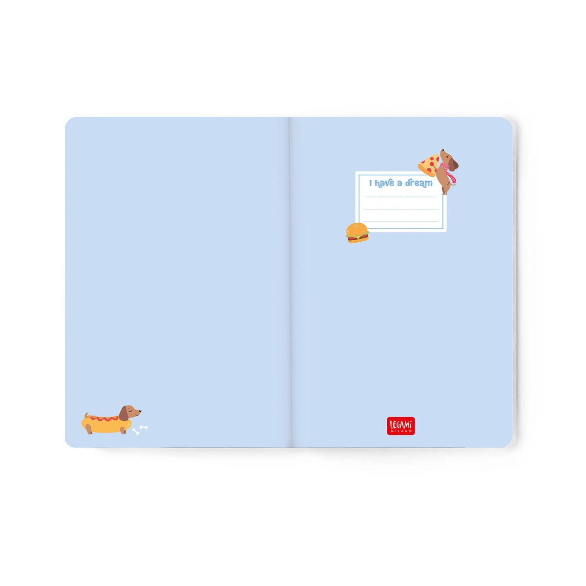 Legami - Agenda semanal fotográfica 12 meses mediana 2027 - Dachshund
