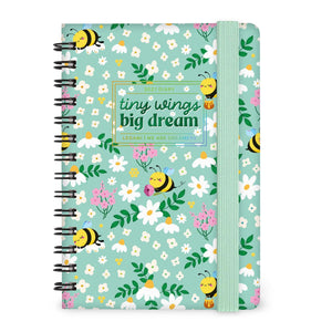 Legami - Agenda semanal de 12 meses - Pequeña, de espiral, 2027 - Abeja