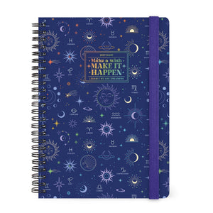 Legami - Agenda Semanal Grande con Espiral de 12 Meses 2027 - Celestial