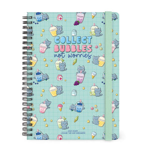 Legami - Agenda Semanal Grande con Espiral de 12 Meses 2027 - Kitty Bubble Tea