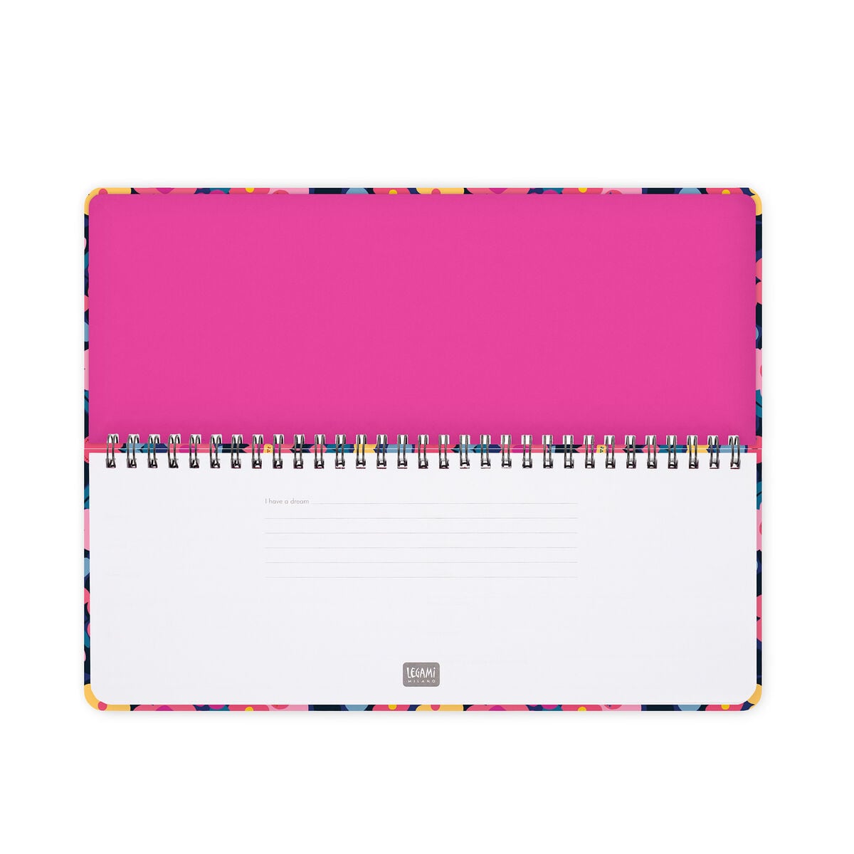 Legami - Planificador de escritorio de 12 meses 2027 - Flores