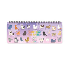 Legami - Planificador de escritorio de 12 meses 2027 - Kitty