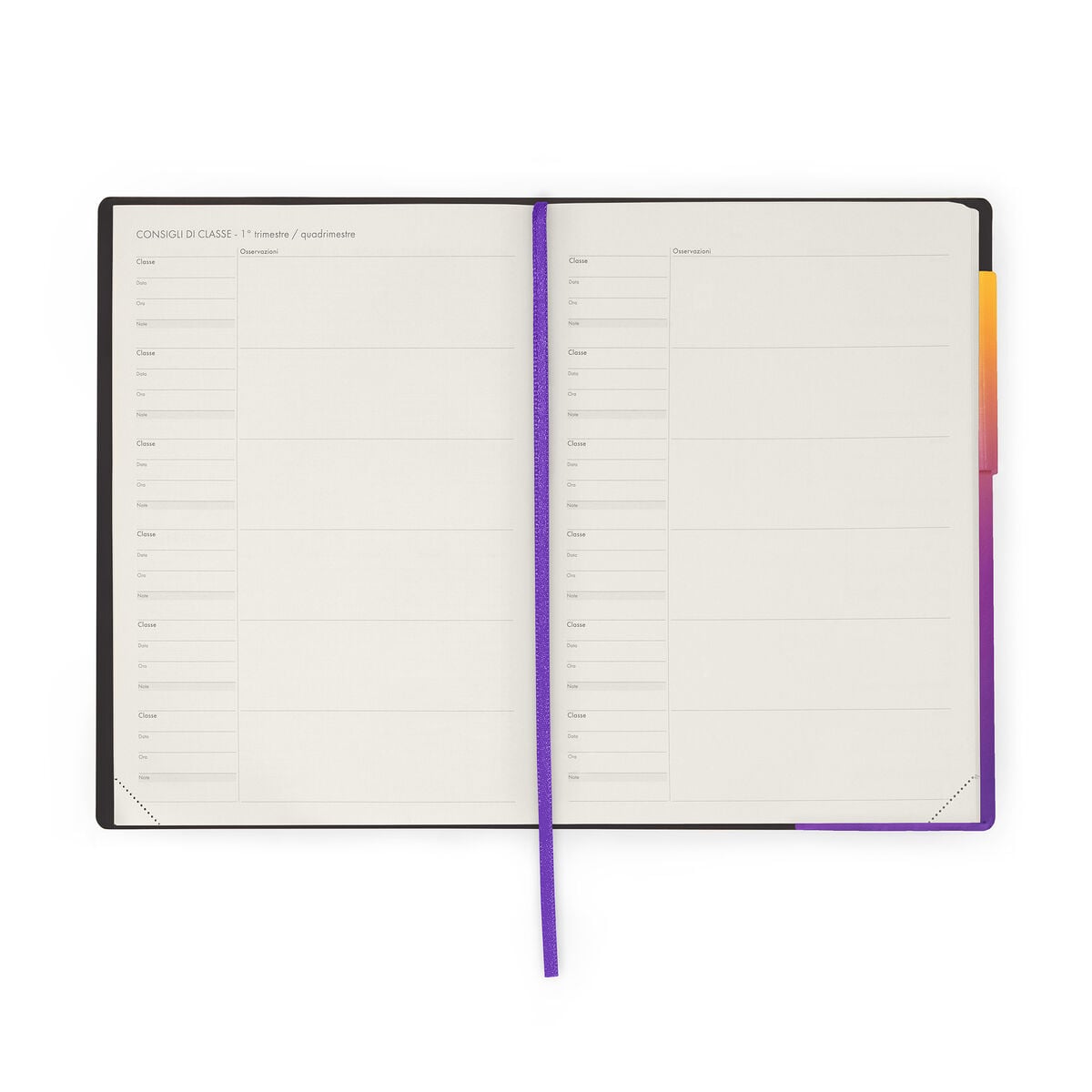 Legami - Agenda semanal para profesores de 13 meses 2026/2027 - Sunset Vibes