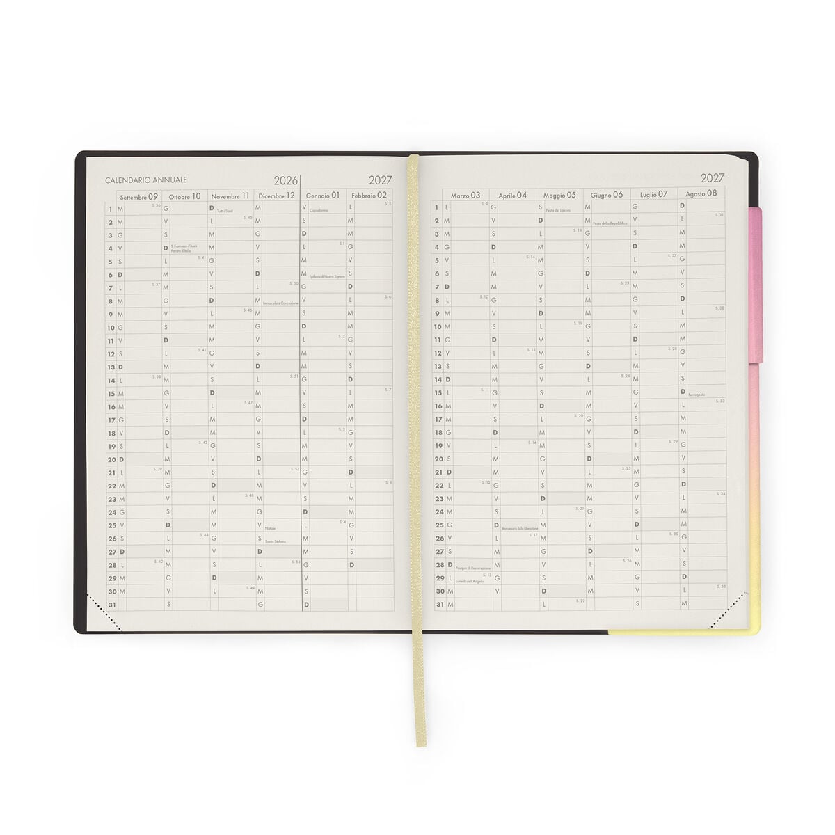 Legami - Agenda Semanal de 13 Meses para Profesores 2026/2027 - Sunrise Lover