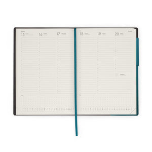 Legami - Agenda semanal para profesores de 13 meses 2026/2027 - Verde azulado oscuro