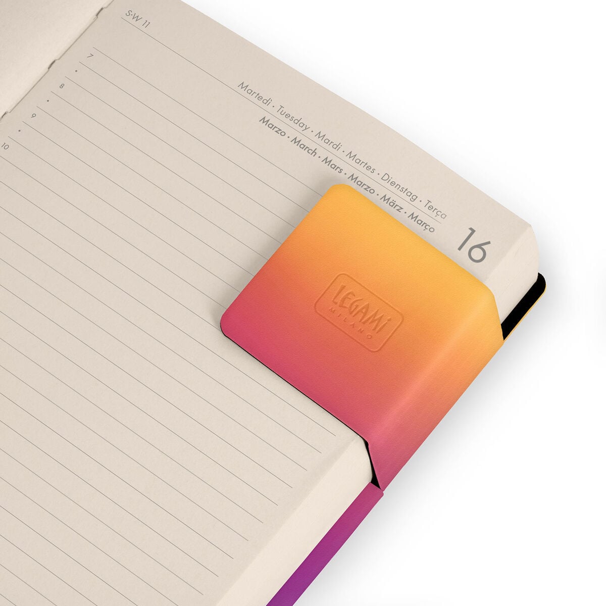 Legami - Agenda Diaria Mediana de 16 Meses 2026/2027 - Sunset Vibes