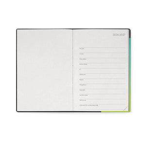 Legami - Agenda Semanal Mediana de 16 Meses 2026/2027 - Shades Green