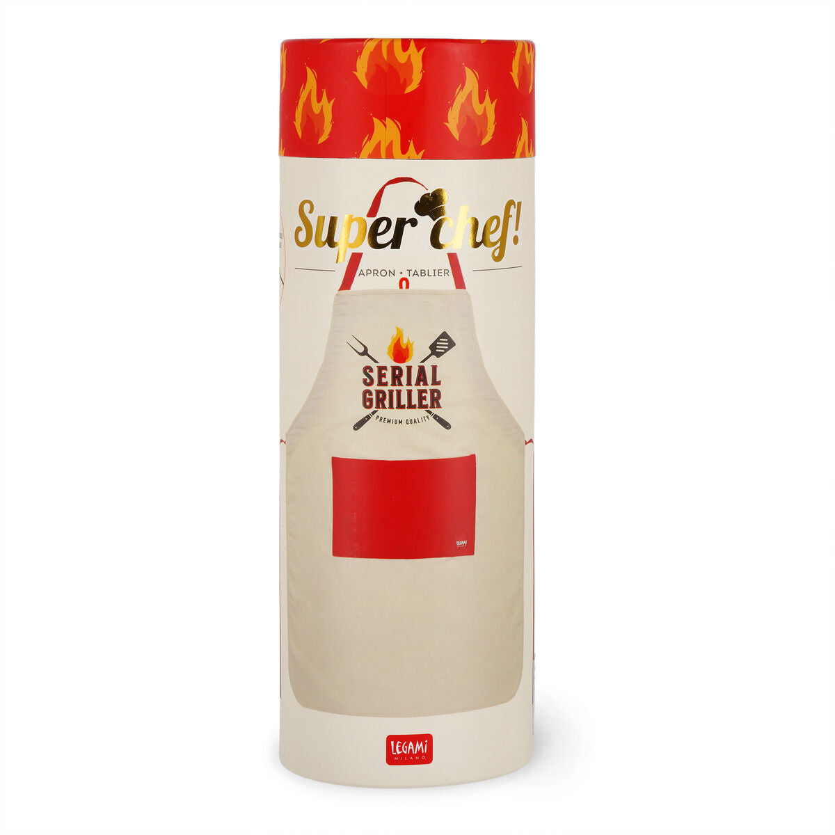 Legami - Delantal de cocina Serial Griller - Superchef