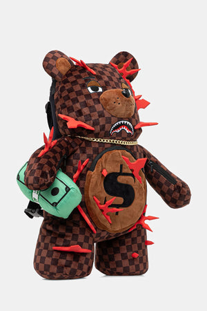 Sprayground - Mochila Sprayground в marrónо малък размер с десен 910B7109NSZ