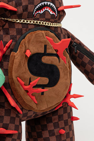 Sprayground - Mochila Sprayground в marrónо малък размер с десен 910B7109NSZ