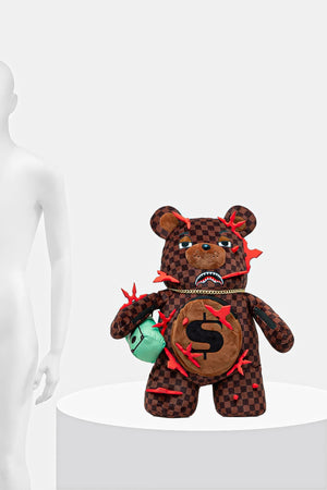 Sprayground - Mochila Sprayground в marrónо малък размер с десен 910B7109NSZ