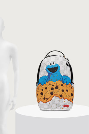 Sprayground - Mochila SESAME STREET COOKIE MONSTER Blanca 910B9124NSZ
