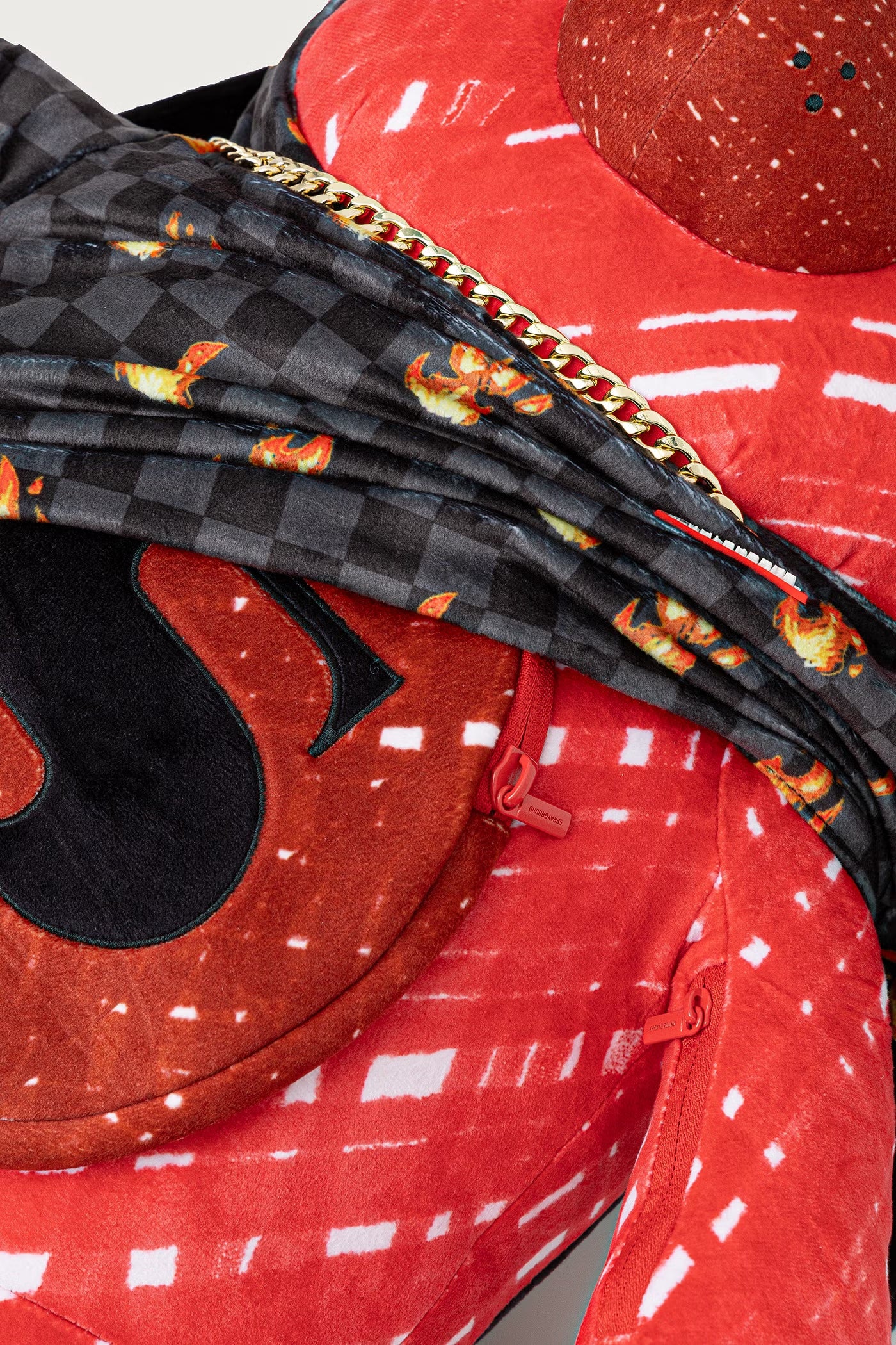 Sprayground - Mochila DIABLO MONEYBEAR Rojo 910B8696NSZ