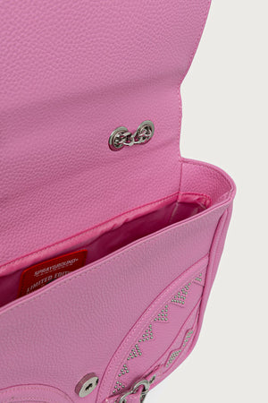 Sprayground - Bolso bandolera para mujer de cuero sintético BABY BEAR BADDIE Rosa 910B9571NSZ