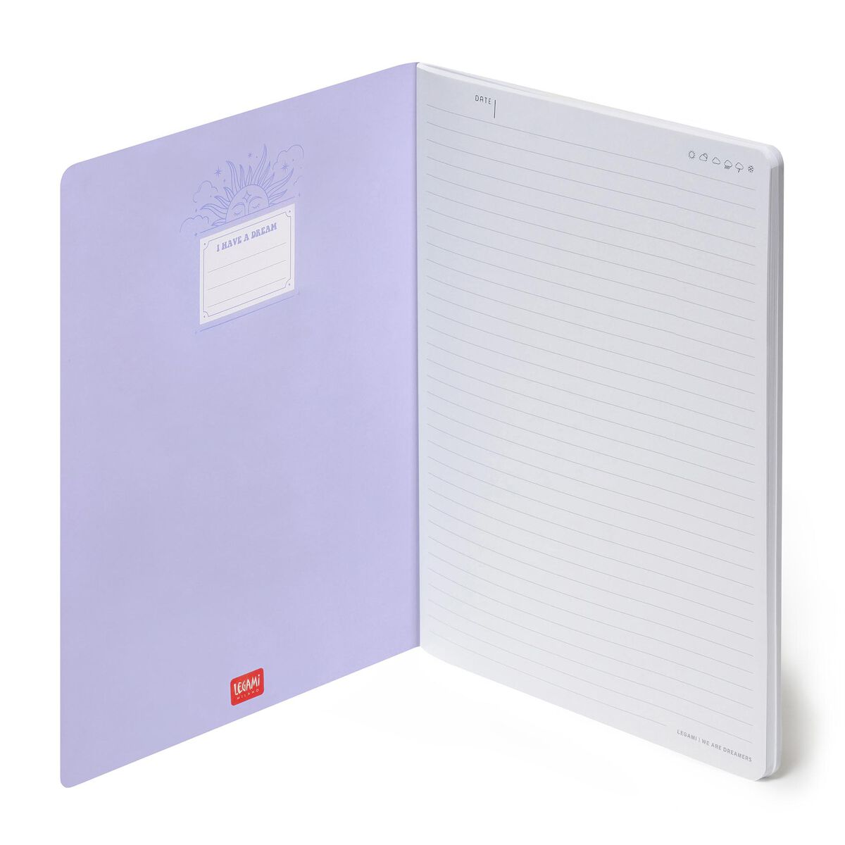 Legami - Cuaderno B5 rayado con tapa dura ilustrada - Tarot
