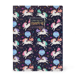Legami - Cuaderno B5 rayado con tapa dura ilustrada - Unicornio
