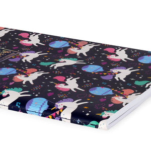 Legami - Cuaderno B5 rayado con tapa dura ilustrada - Unicornio