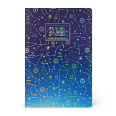Legami - Cuaderno B5 rayado con tapa dura ilustrada - Stars
