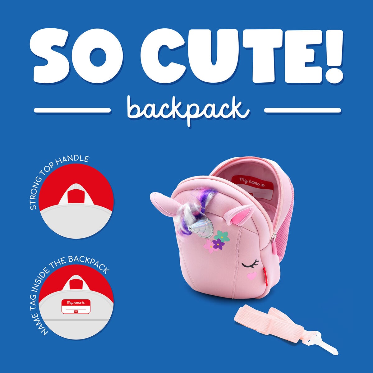 Legami - Mochila infantil Unicornio - ¡Súper mona!