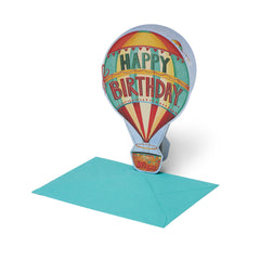 Legami - Tarjeta de Felicitación - Feliz Cumpleaños - Globo Aerostático