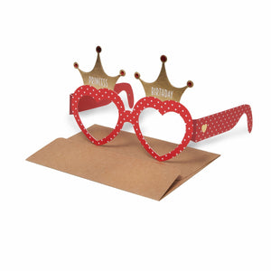 Legami - Tarjeta de felicitación - Gafas Corazón