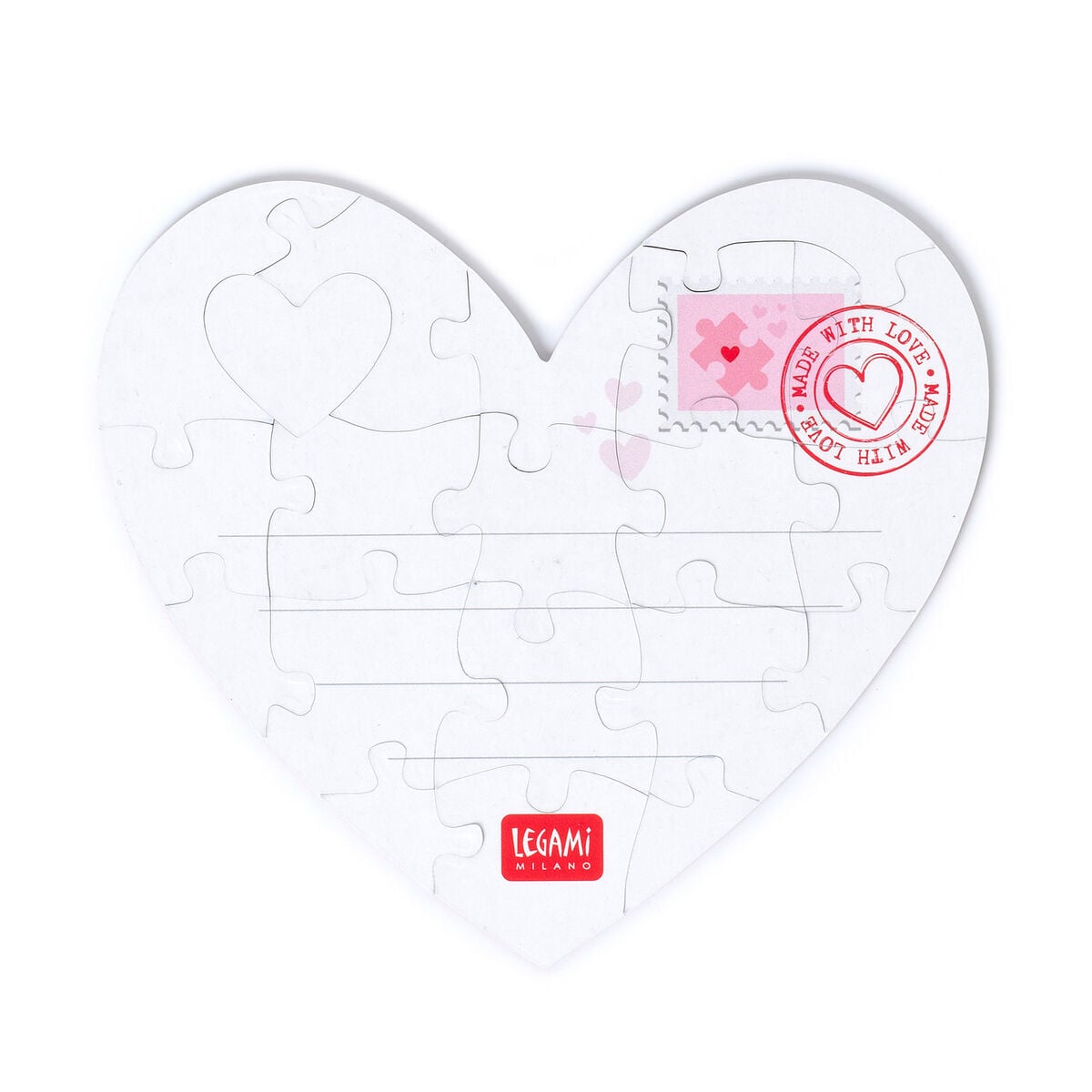 Legami - Tarjeta de felicitación tipo puzle - Pareja perfecta