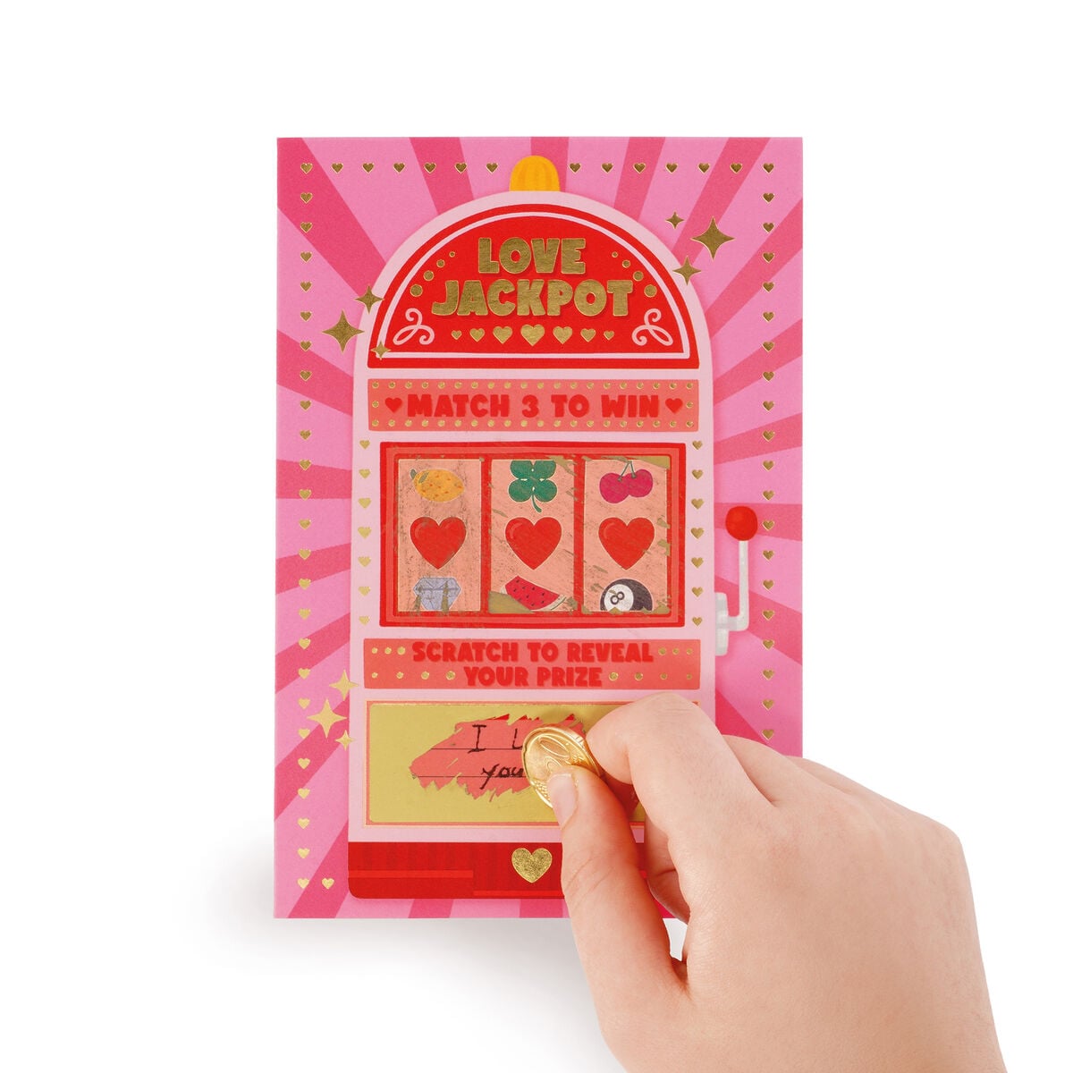 Legami - Tarjeta de felicitación para rascar - Lotería del Amor
