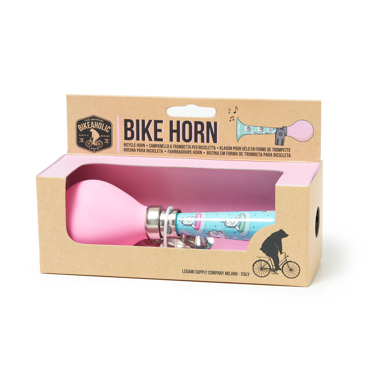 Legami - Bocina de Bicicleta Unicornio - Claxon para Bicicleta