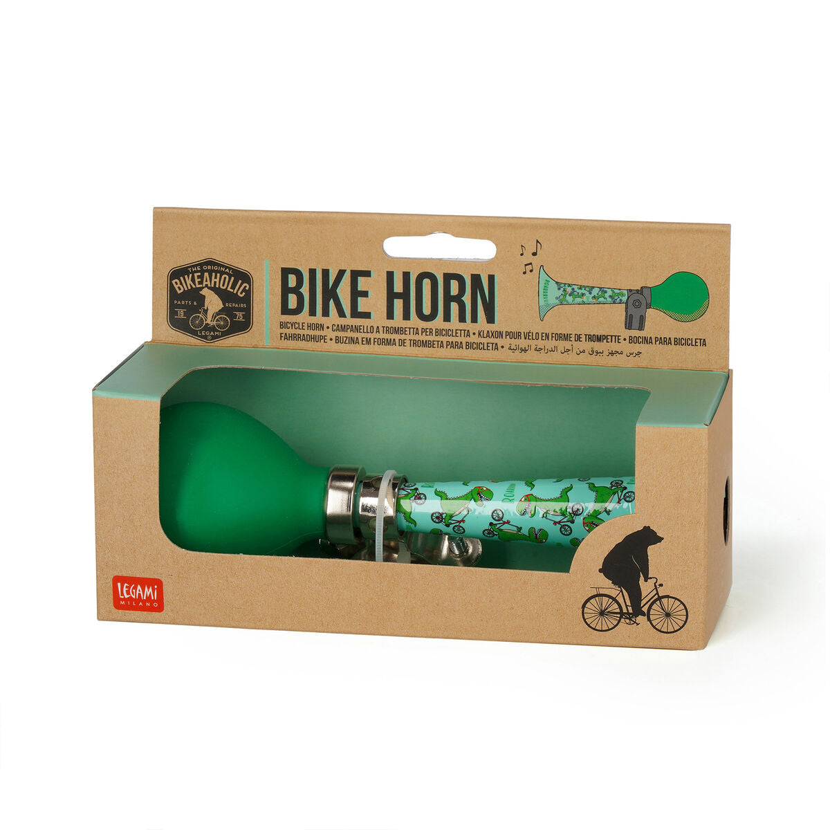 Legami - Dino Bicycle Horn - Bocina de Bicicleta
