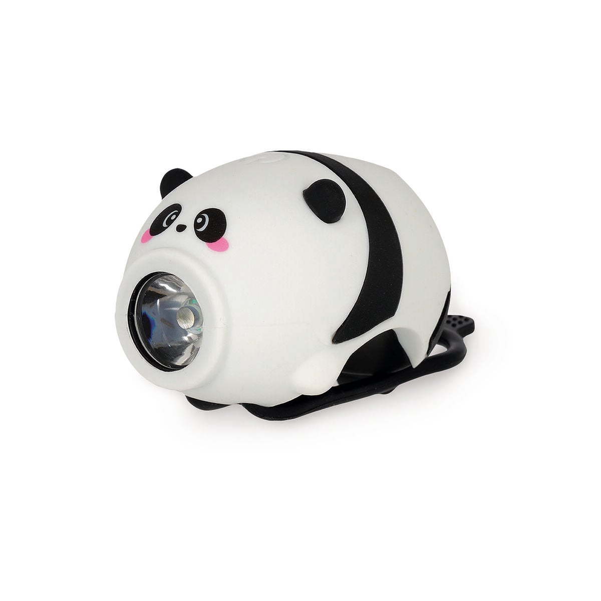 Legami - Luz delantera recargable para bicicleta con timbre - Panda - Luz delantera para bicicleta con timbre