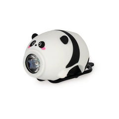 Legami - Luz delantera recargable para bicicleta con timbre - Panda - Luz delantera para bicicleta con timbre