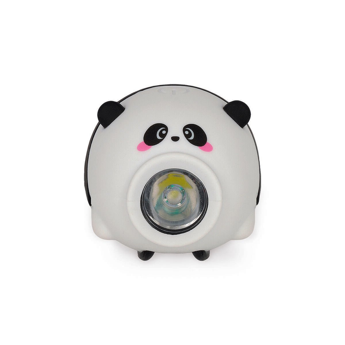 Legami - Luz delantera recargable para bicicleta con timbre - Panda - Luz delantera para bicicleta con timbre