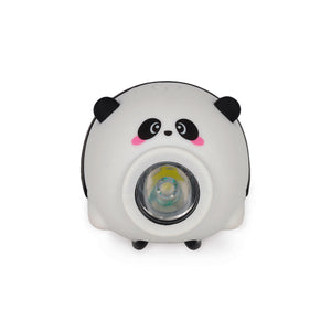 Legami - Luz delantera recargable para bicicleta con timbre - Panda - Luz delantera para bicicleta con timbre