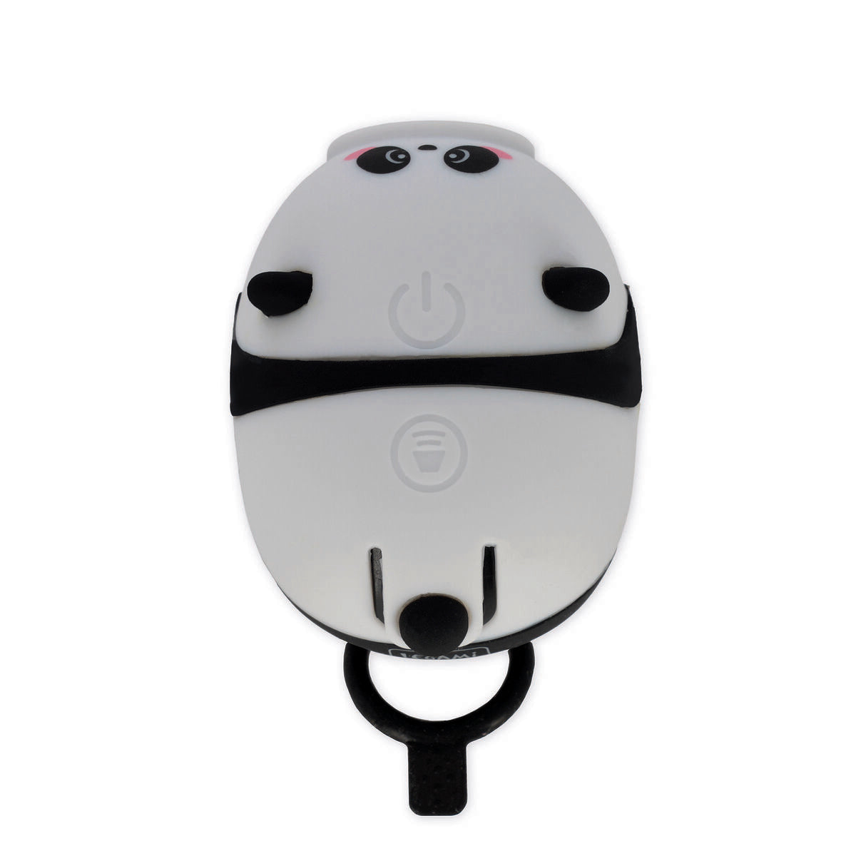 Legami - Luz delantera recargable para bicicleta con timbre - Panda - Luz delantera para bicicleta con timbre