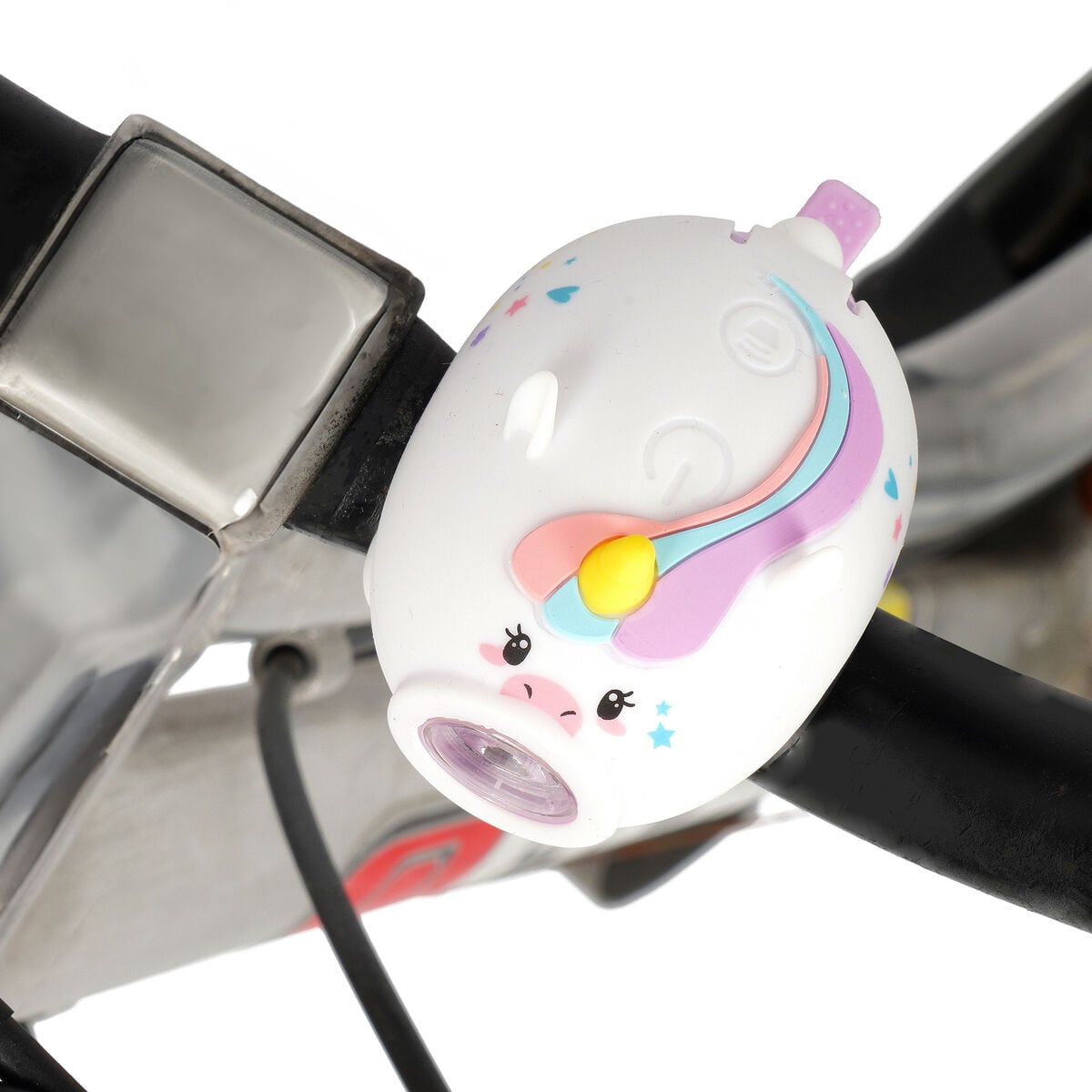 Legami - Luz Delantera de Bicicleta y Timbre - Unicornio - Luz Delantera de Bicicleta y Timbre
