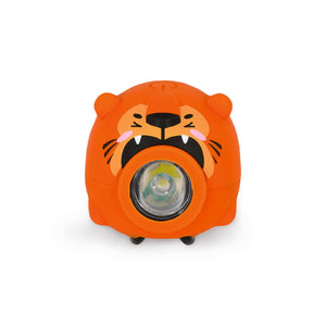 Legami - Luz delantera recargable para bicicleta con bocina - Tiger - Luz delantera para bicicleta con bocina