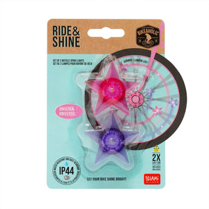 Legami - Juego de 2 Luces LED para Radios de Bicicleta - Unicornio - Ride & Shine