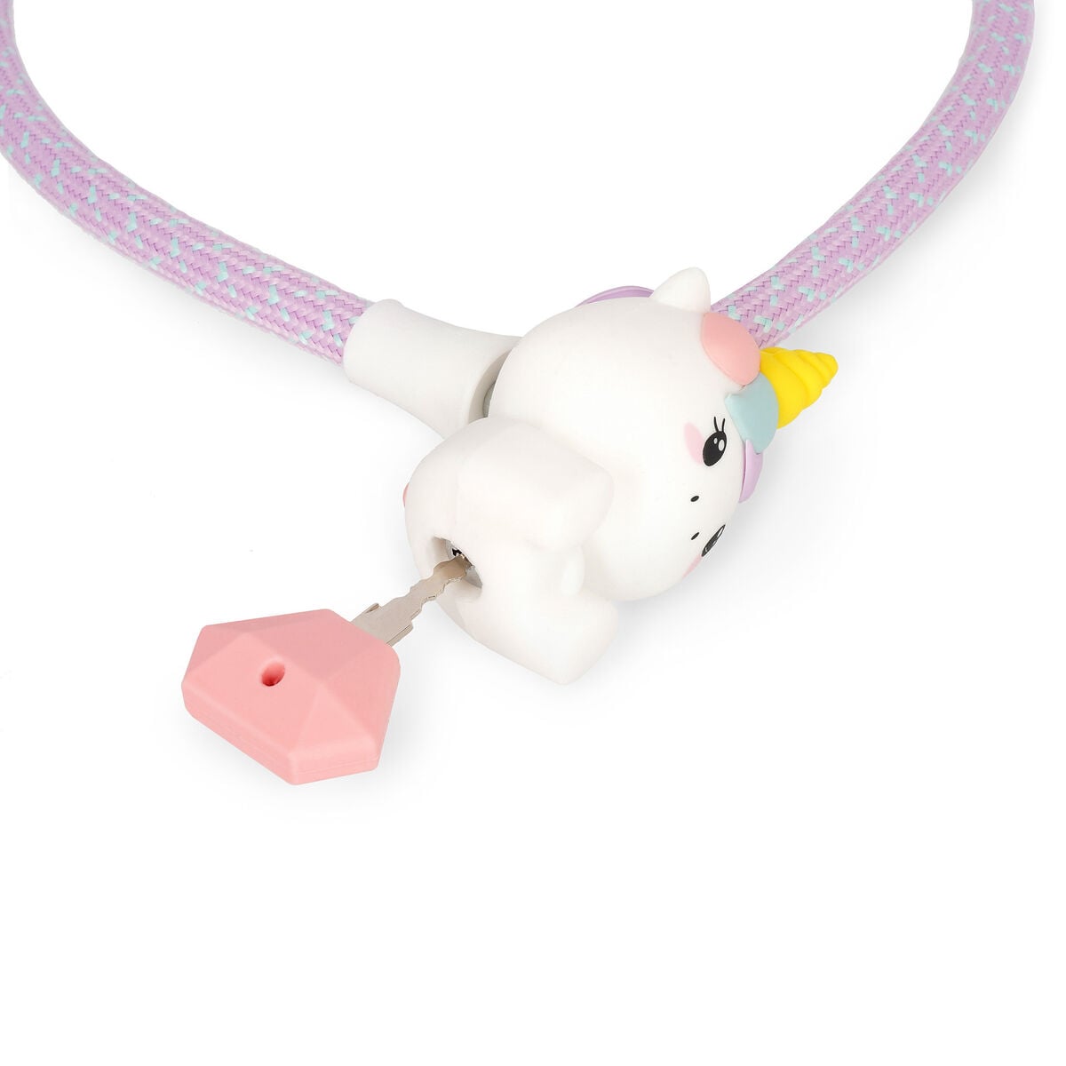Legami - Candado para Bicicleta con Llave - Unicornio - Candado para Bicicleta