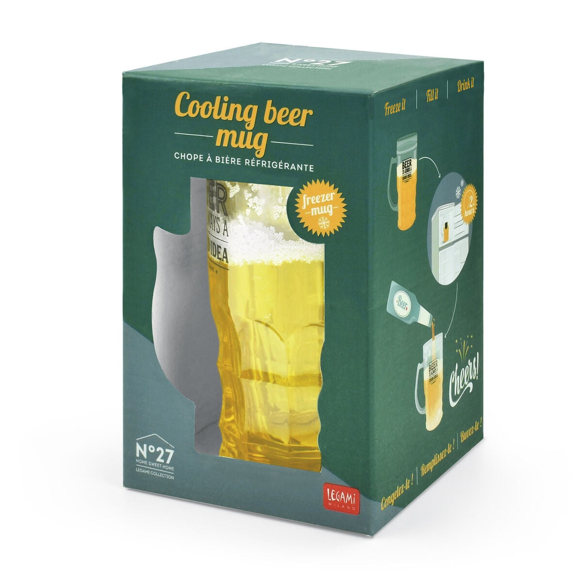 Legami - Taza de Cerveza Refrigerante