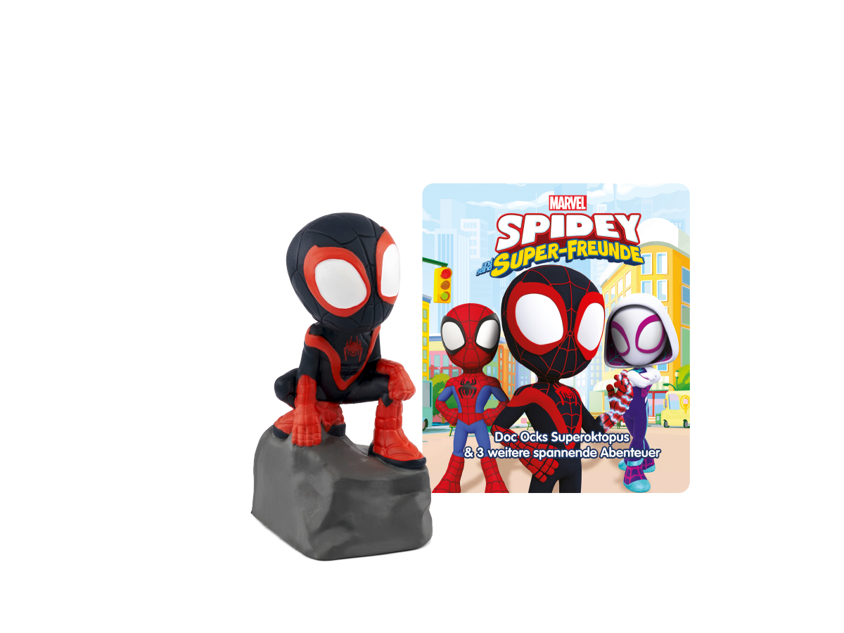 Tonies - Alemán Spidey y Sus Super Amigos - El Súper Pulpo de Doc Ock y 3 otras emocionantes aventuras - Marvel Spidey y Sus Asombrosos Amigos