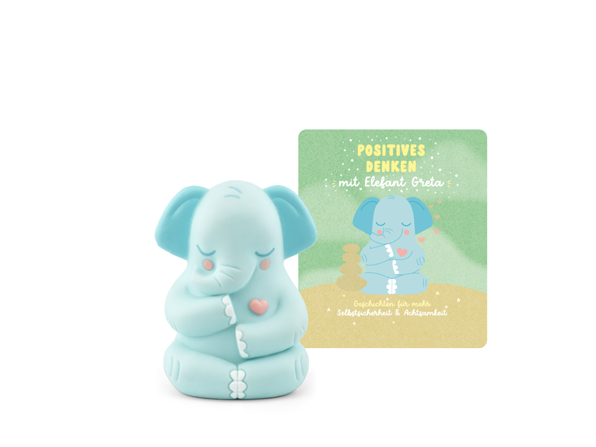 Tonies - Alemán [DE] Cuentos con el Elefante Greta para Pensar en Positivo - Historias para Más Autoestima y Conciencia - Pensar en Positivo con el Elefante Greta