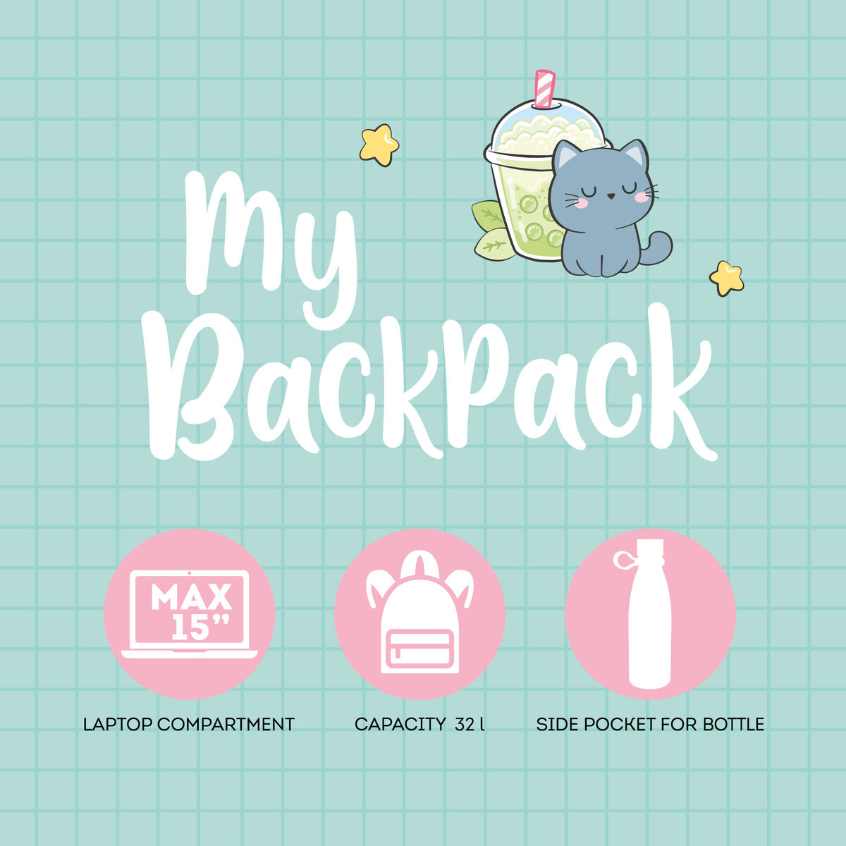 Legami - Mi Mochila - Kitty